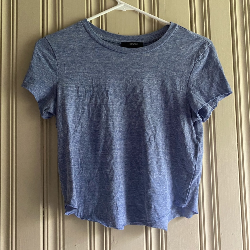 Forever 21 Blue crop top